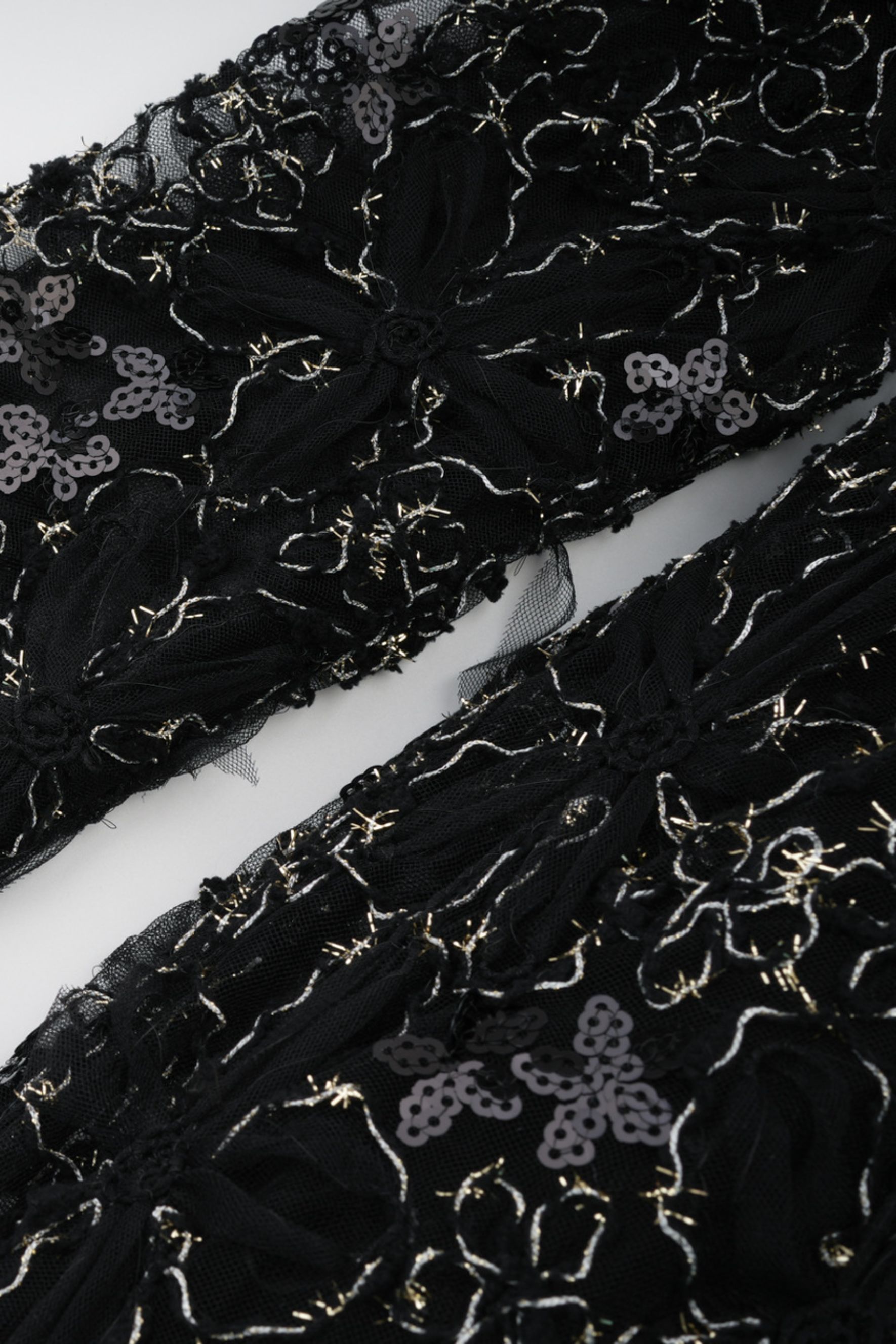 Celia Floral Embroidered Puff Sleeve Maxi Dress