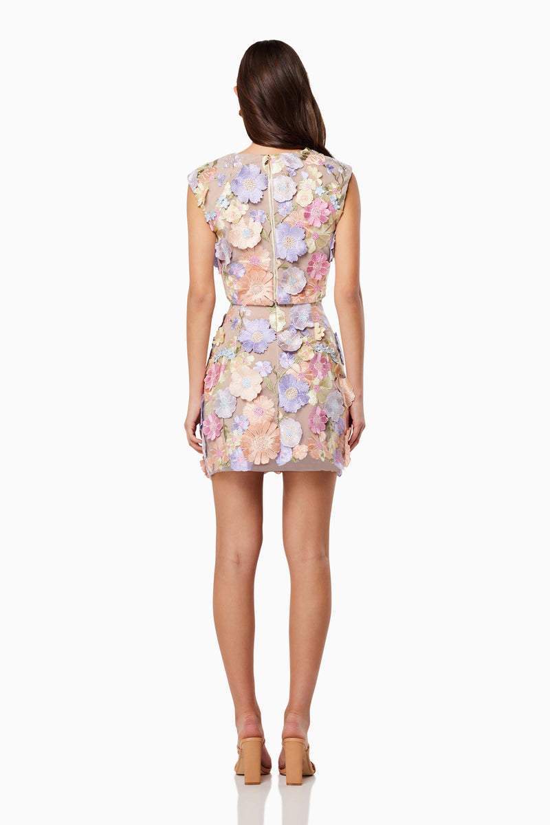 Bianca Floral Embroidered Mini Set-Sunfere