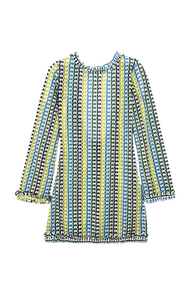 dresses-Catherine Ruffle Backless Crochet Mini Dress-SD00603012380-Multi-S - Sunfere