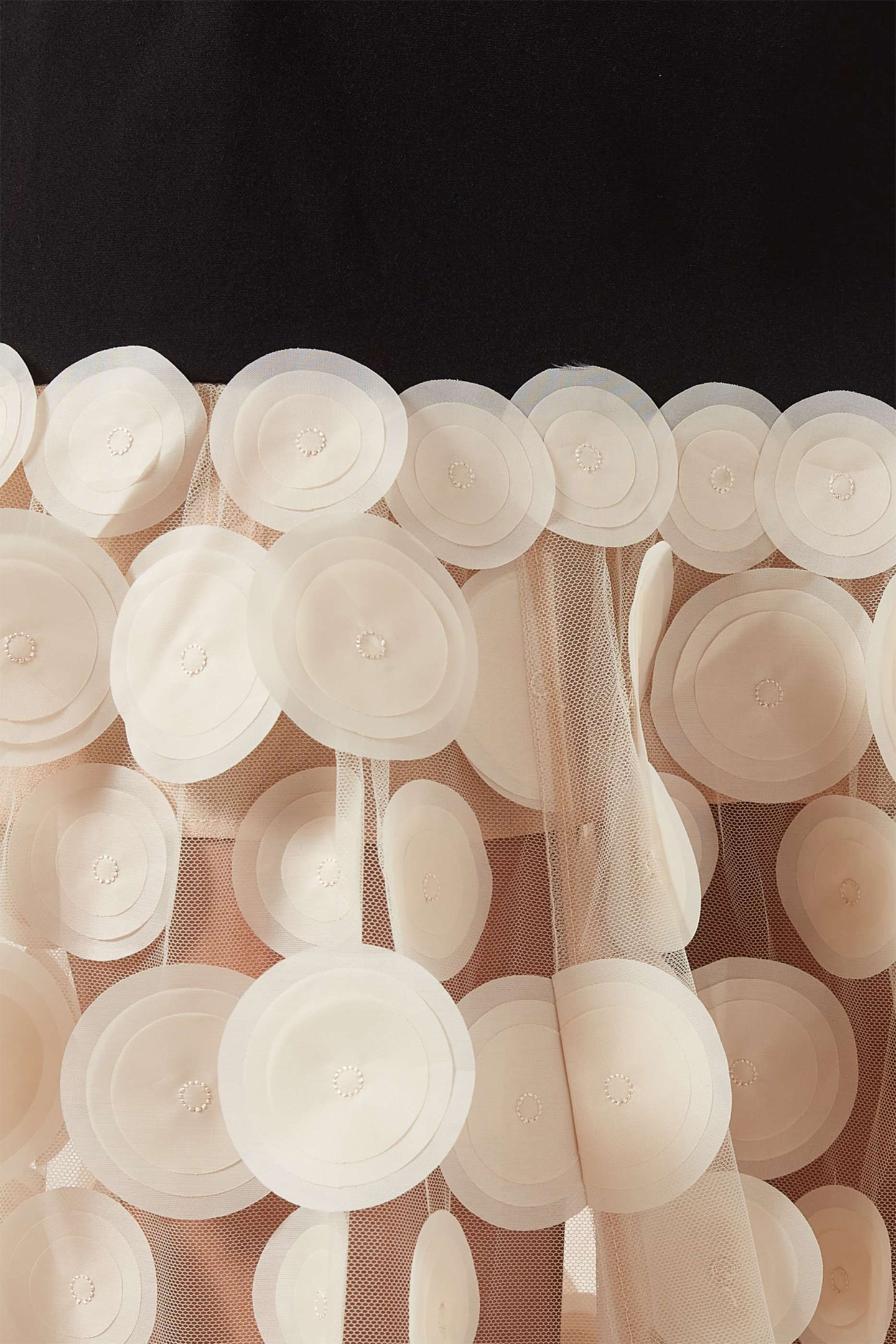 Irene Strapless Sheer Tulle Maxi Dress