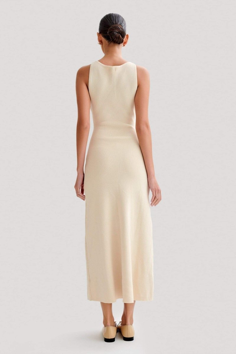 Claire Knit Sleeveless Maxi Dress-Sunfere