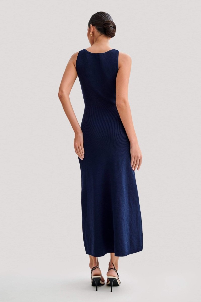 Claire Knit Sleeveless Maxi Dress-Sunfere