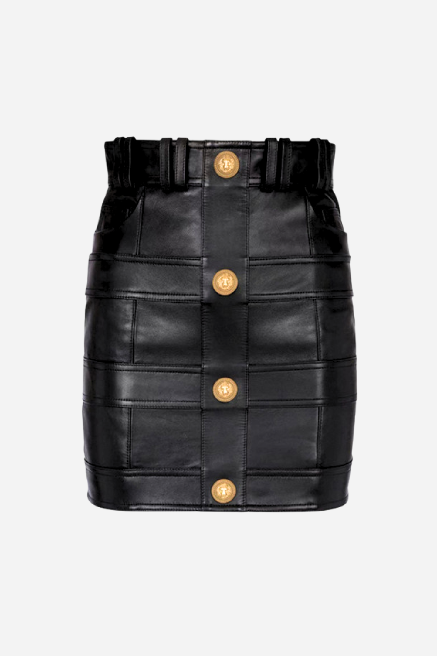 Nelly Pu Jacket & Mini Skirt Set