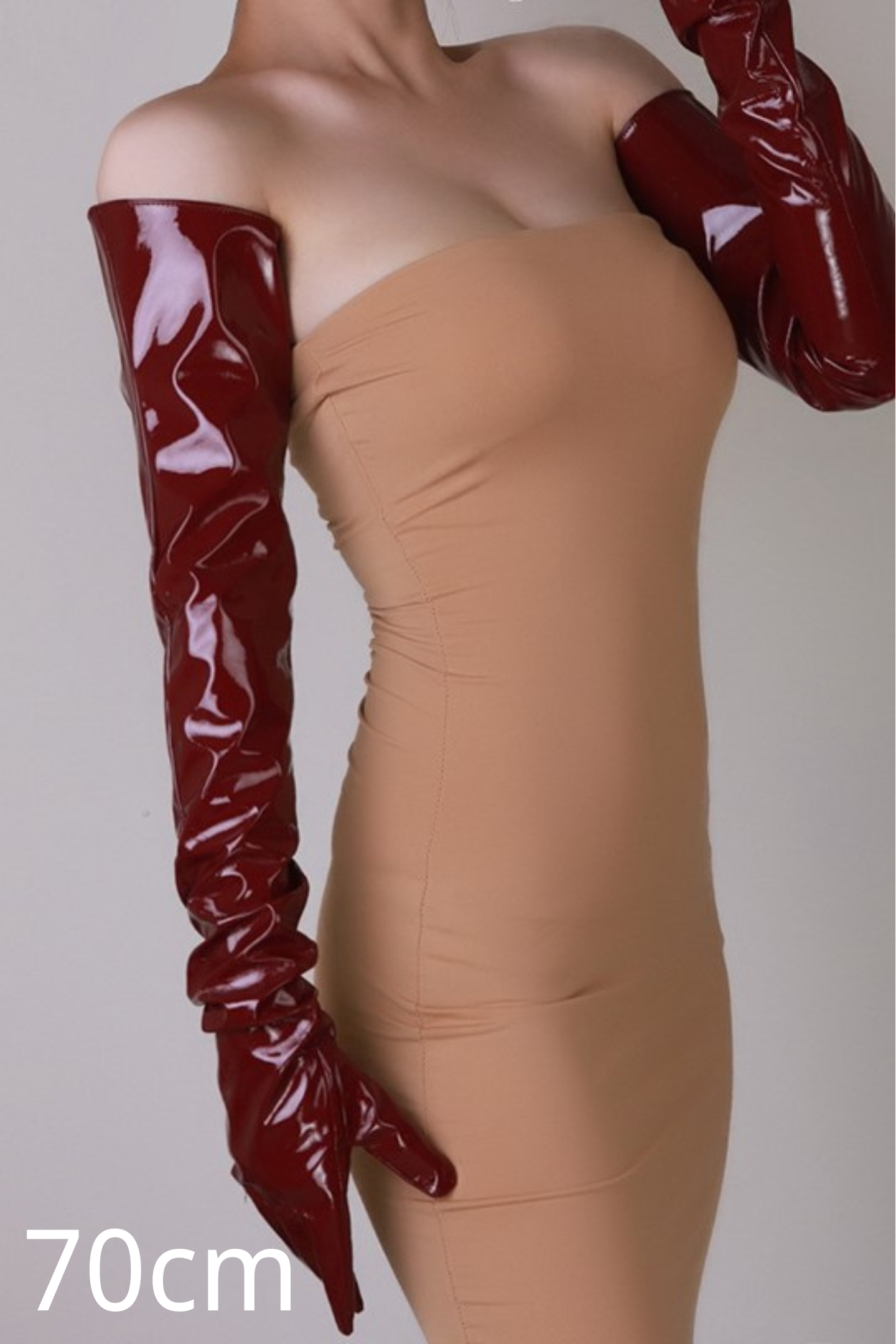 Alison PU Leather Gloves-Sunfere