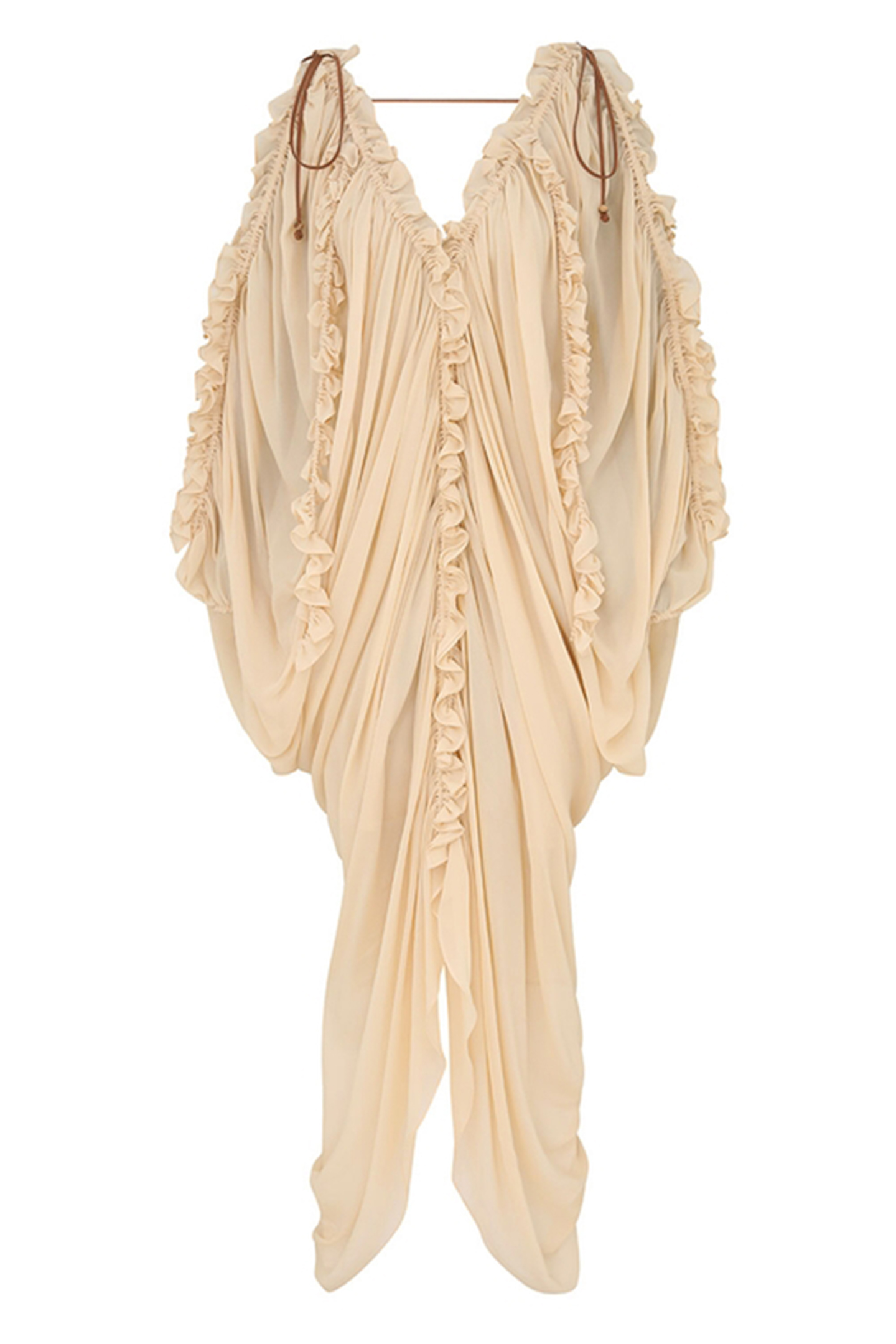 Anita Batwing Sleeve Draped Maxi Dress