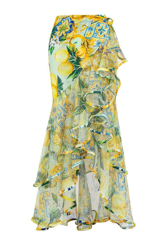Eden Printed Ruffle Two-pieces Swim Set-Sunfere