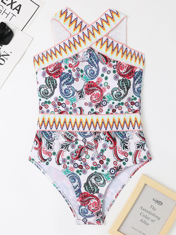 Edith Paisley Printed Swimsuit