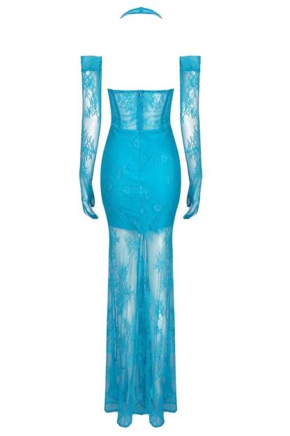 dresses-Elsa Halterneck See-through Maxi Dress-SD00603072404- Blue-S - Sunfere