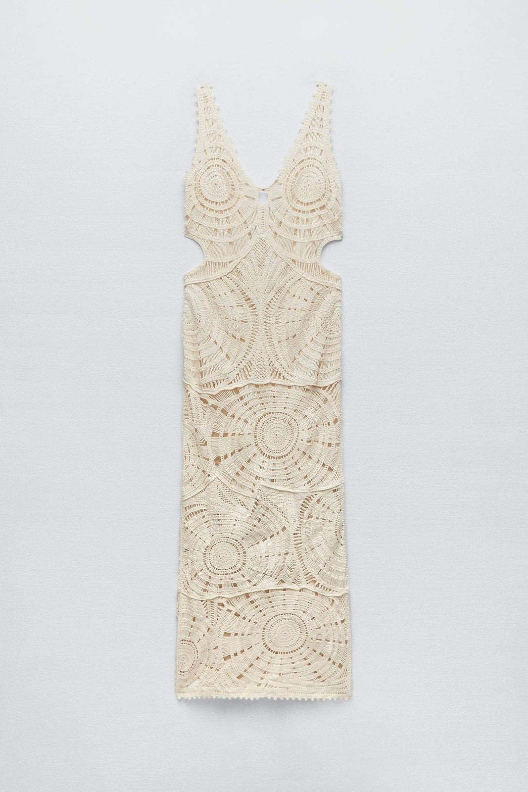 Ethel Cut-out Crochet Maxi Dress