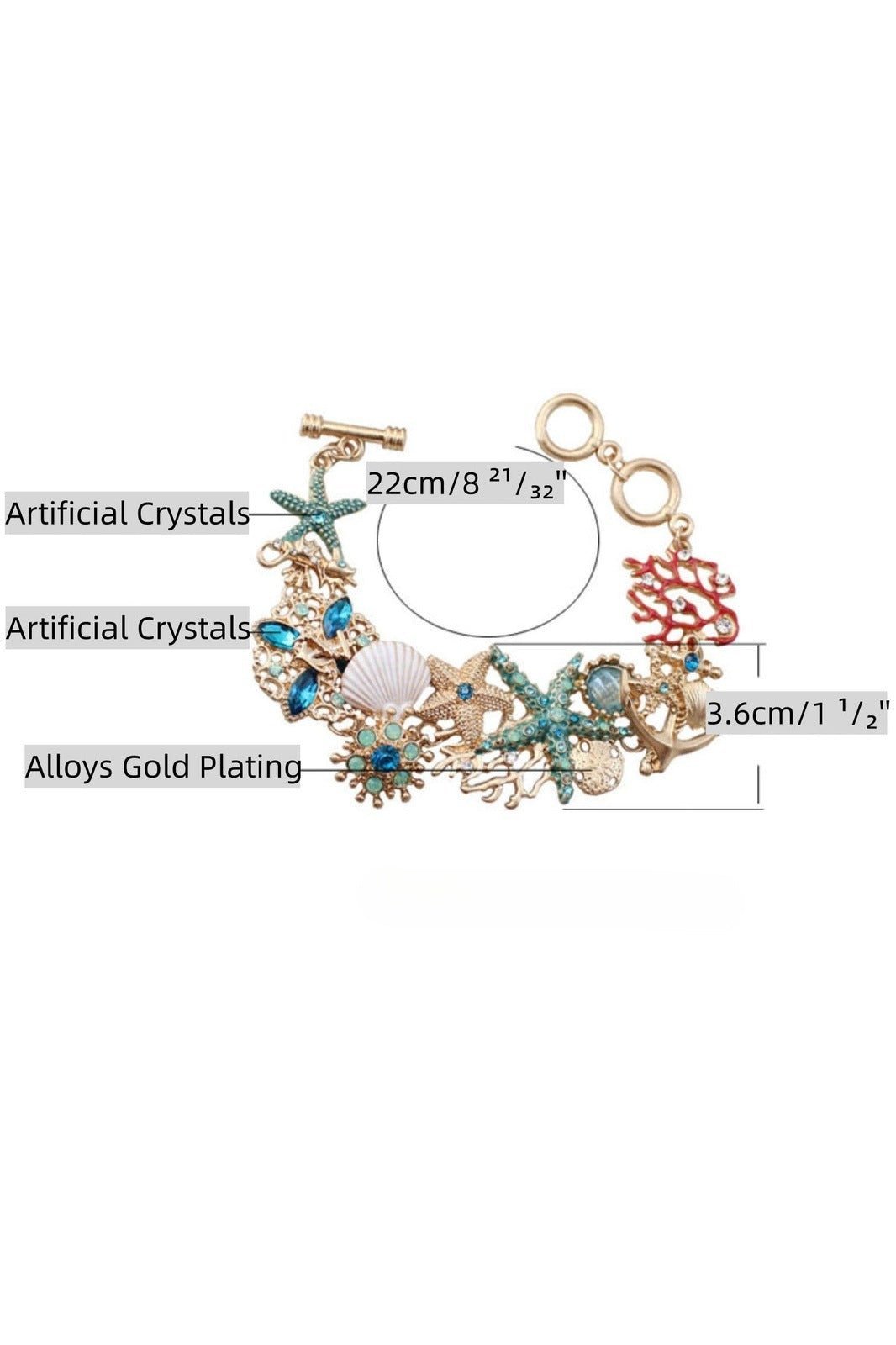 Ethel Ocean Decor Bracelet-Sunfere