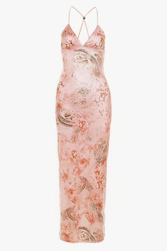 Eudora Printed Butterfly Maxi Dress-Sunfere