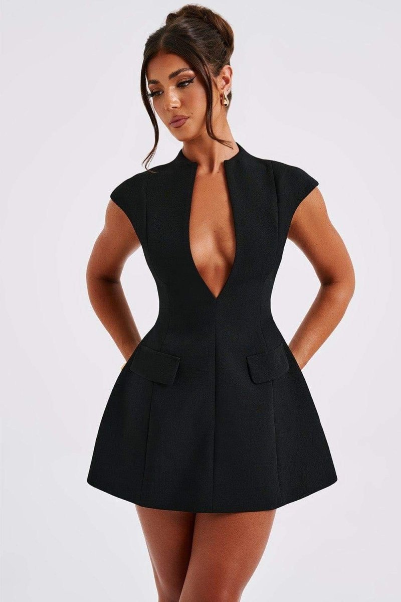 evelyn-cap-sleeve-pleated-mini