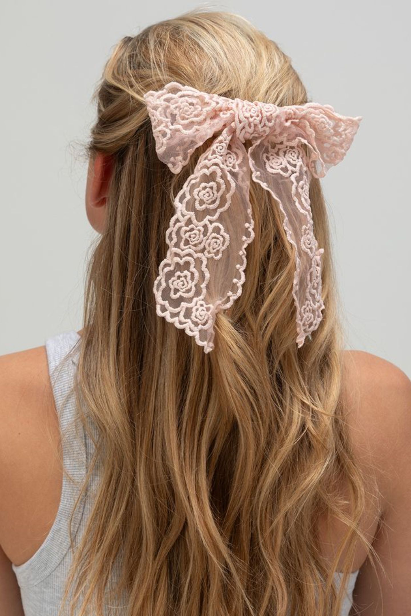 Rose Bowknot Hair Clip
