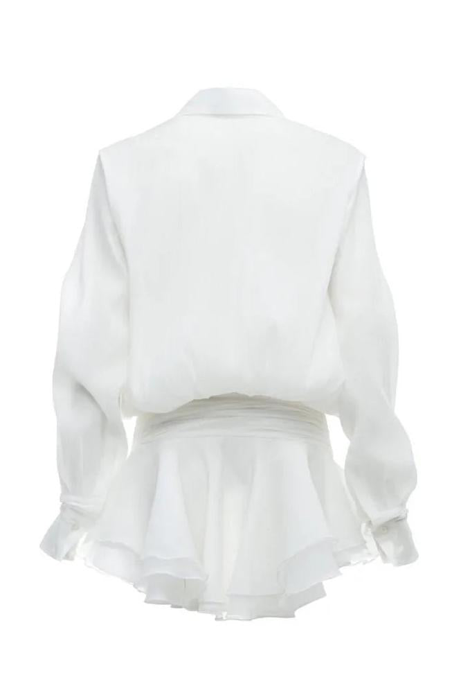 Chiffon Shirt Dress｜Tropical Vacation Dresses - sunfere