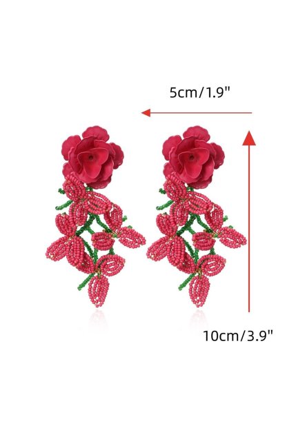 【TATIANA】ROSE FLOWER HEART EARJACKET EARRING★ピアス★2色 TATIANA□(silver925) rose flower heart earjacket earring