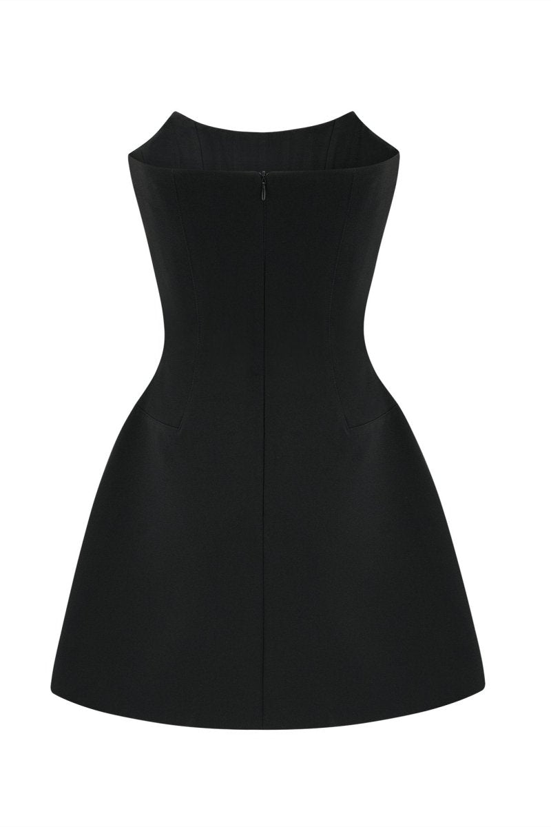 Frances Crystal-embellished Sleeveless Mini Dress-Sunfere