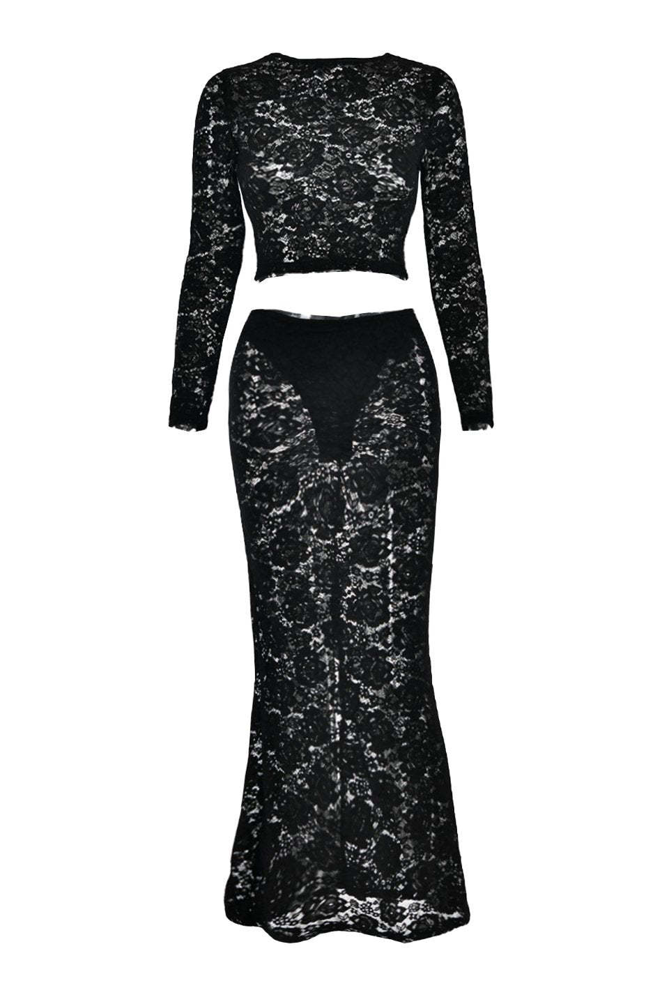 Gemma See-through Lace Set-Sunfere