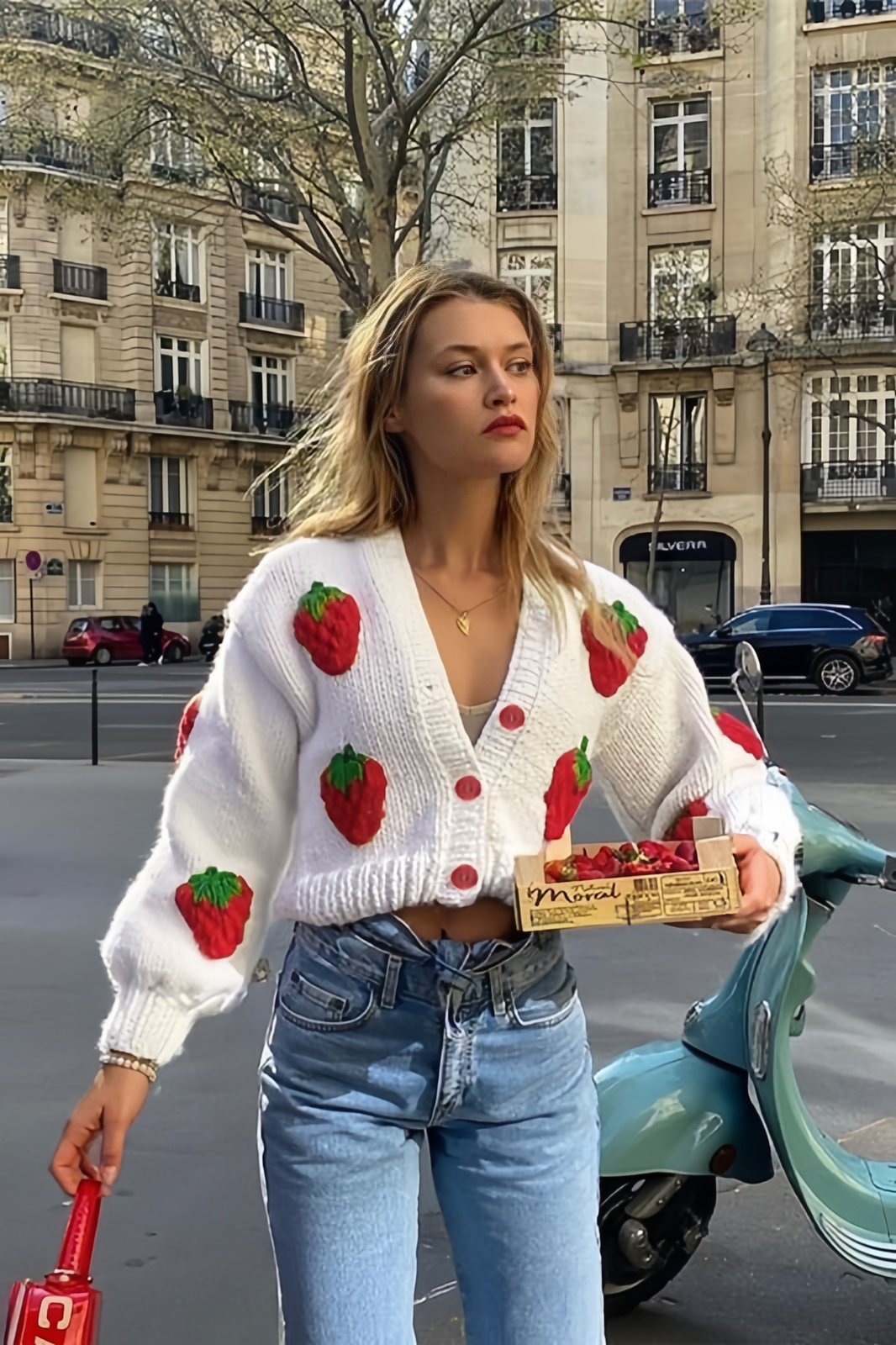 Strawberry online Cardigan