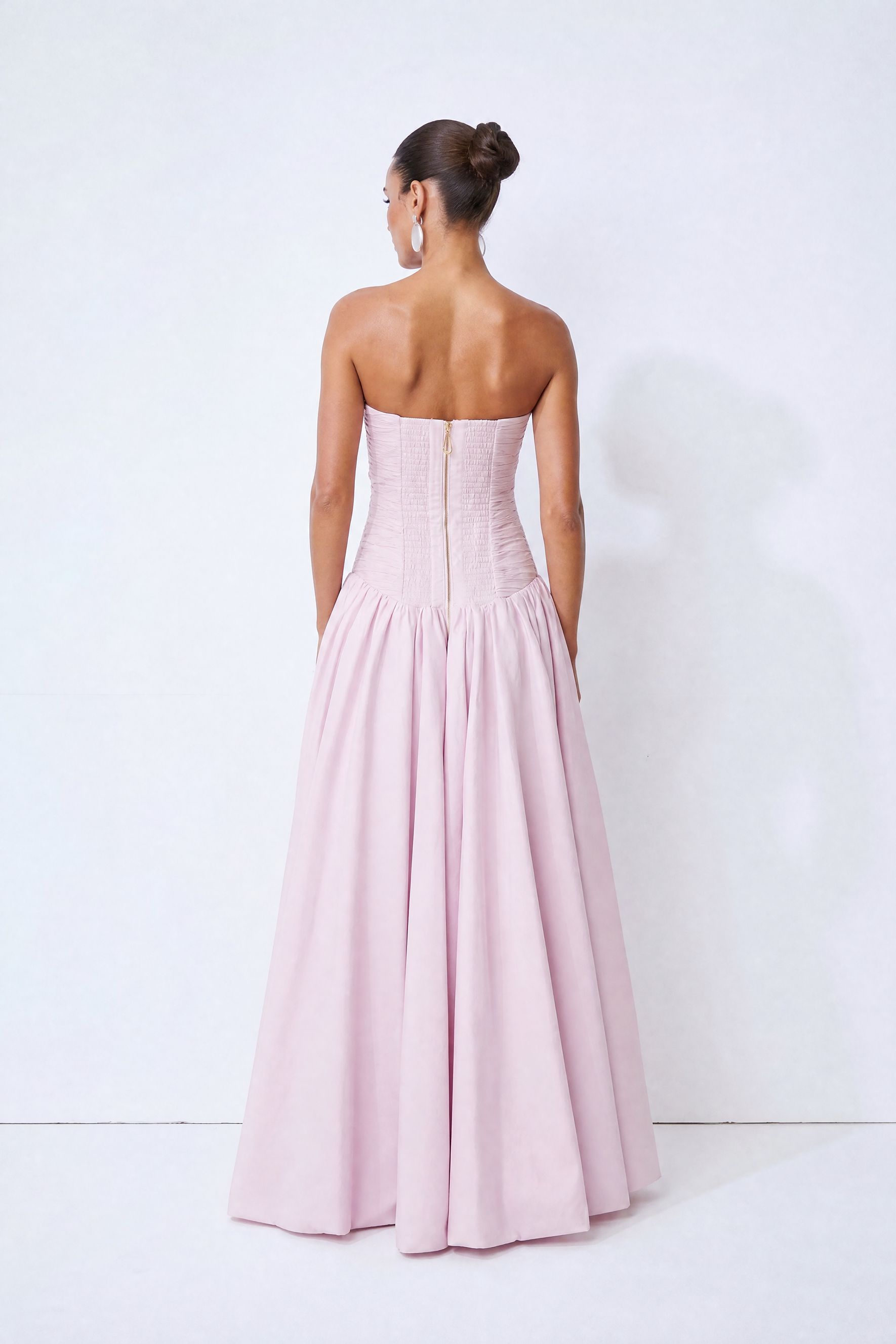 Juliana Floral Print Bubble Hem Maxi Dress