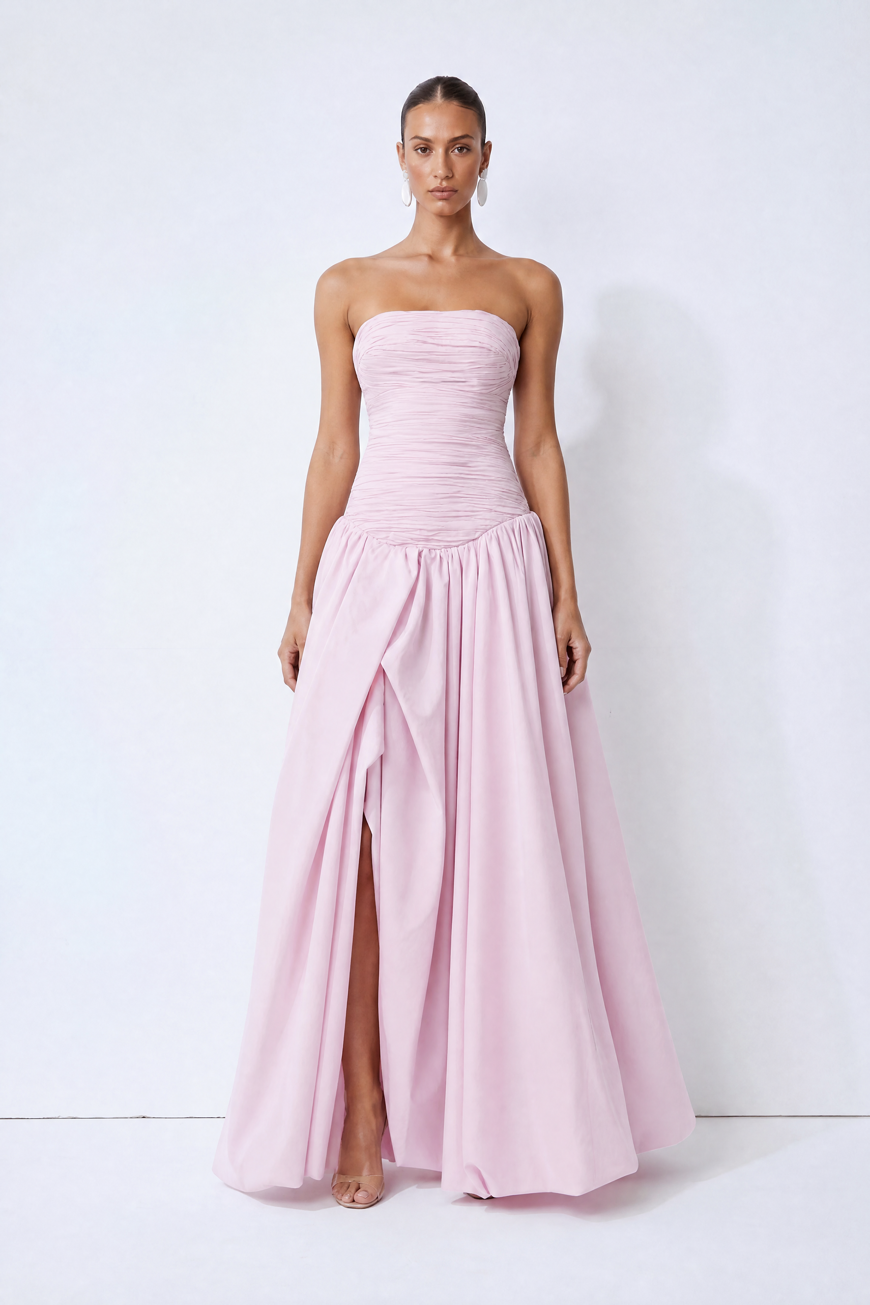 Floral Print Bubble Hem Maxi Dress | Tropical Sunset | sunfere