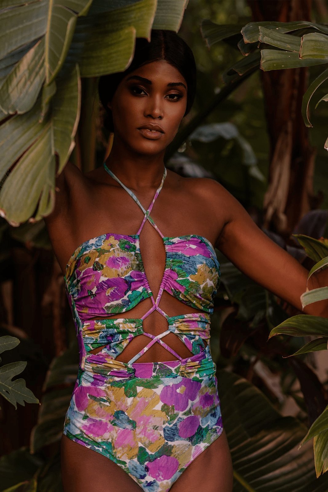 Hilda Printed Two-piece Swim Set-Sunfere