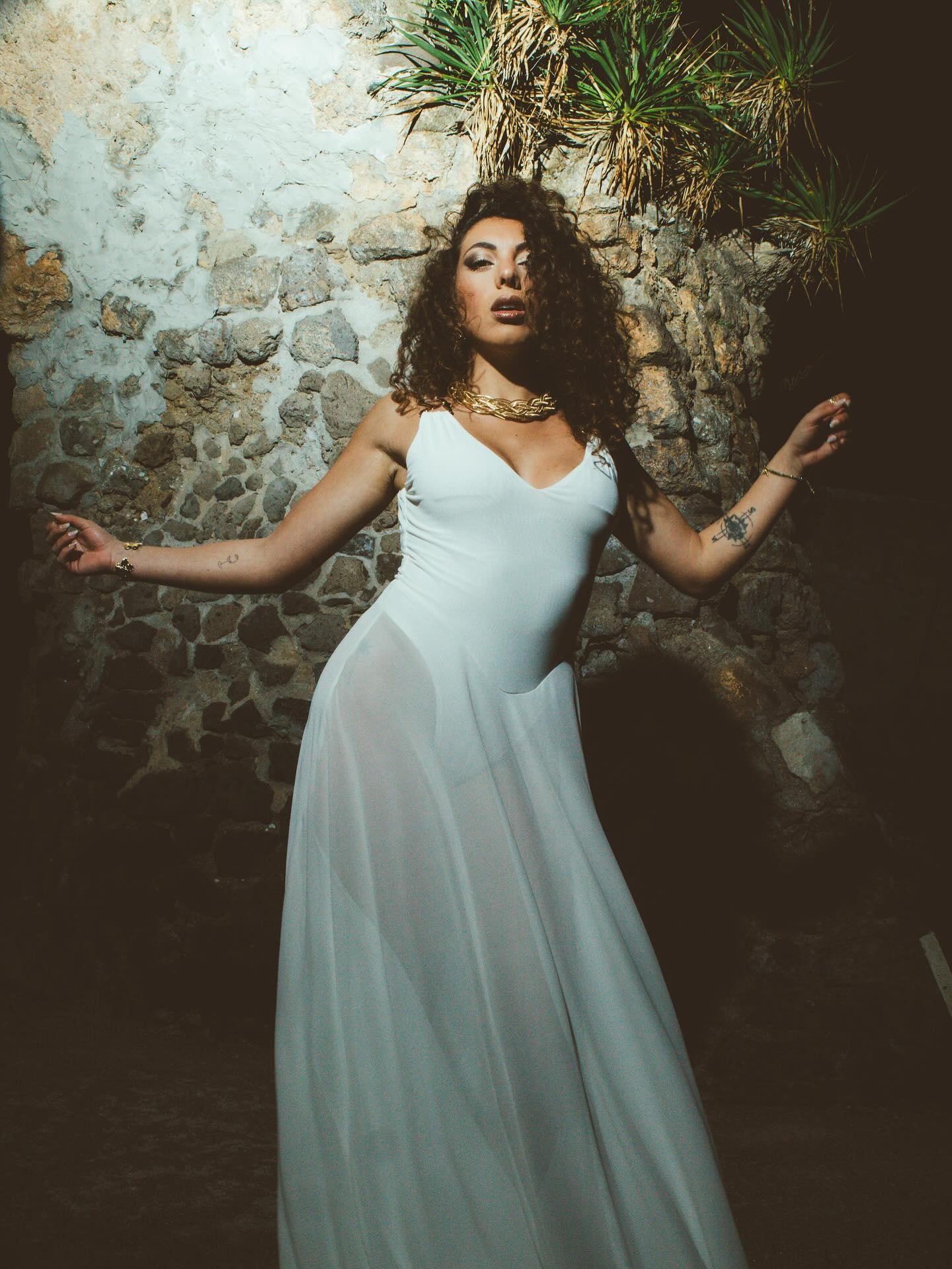 plunge neck semi-sheer mesh maxi dress in vacation