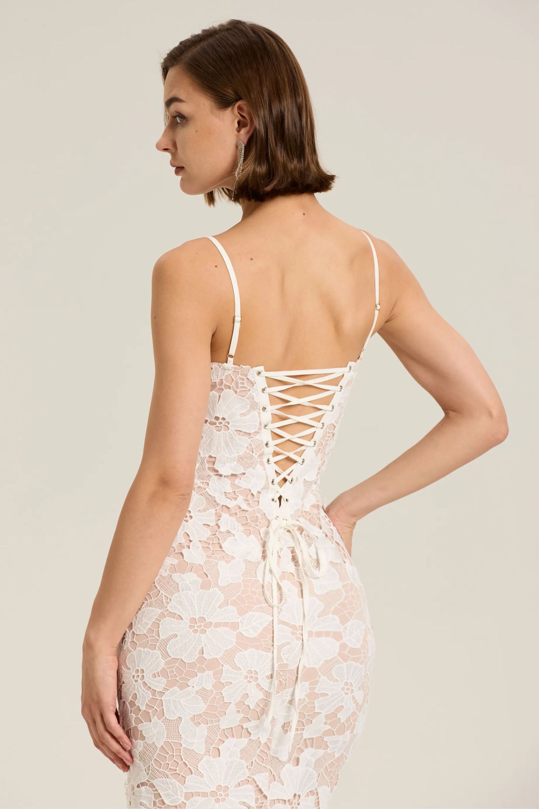 Amanda Floral Embroidered Lace Maxi Dress-Sunfere