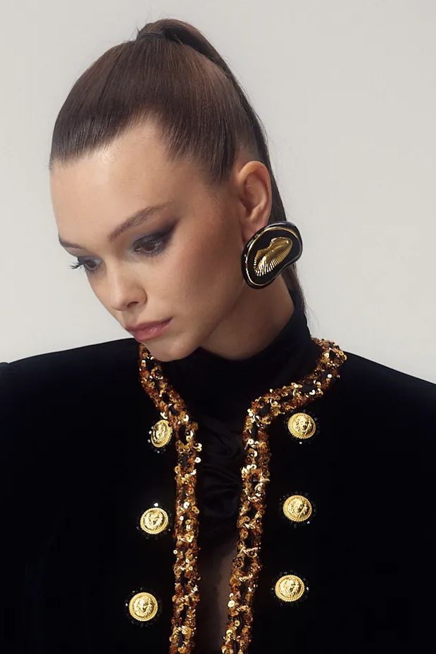 Retro Exaggerated Mouth Earrings-Sunfere
