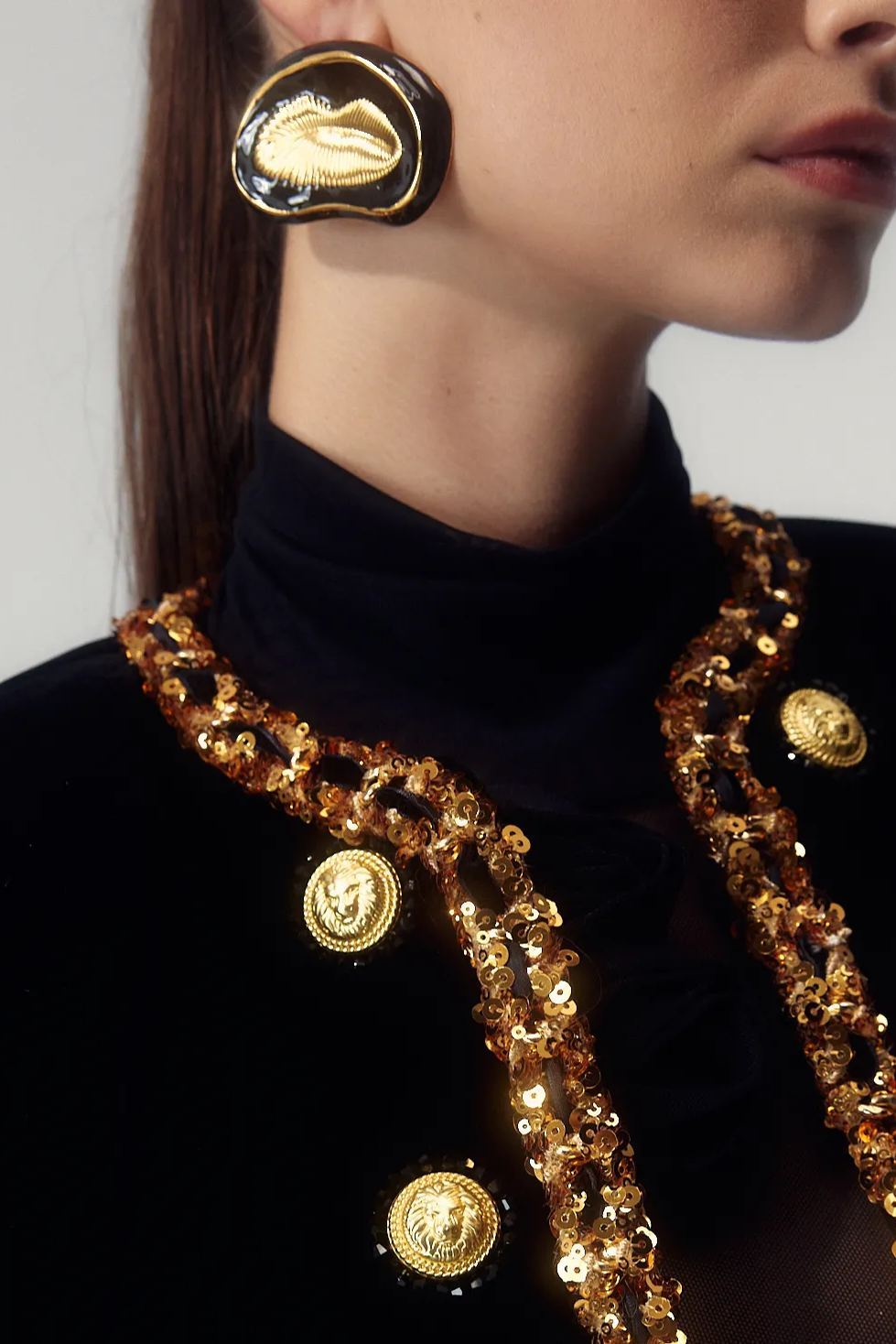 Retro Exaggerated Mouth Earrings-Sunfere