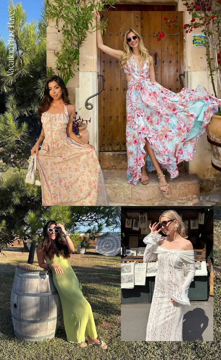 sunfere vacation maxi dresses