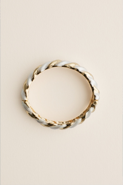 Twisted Mixed-metal Bracelet