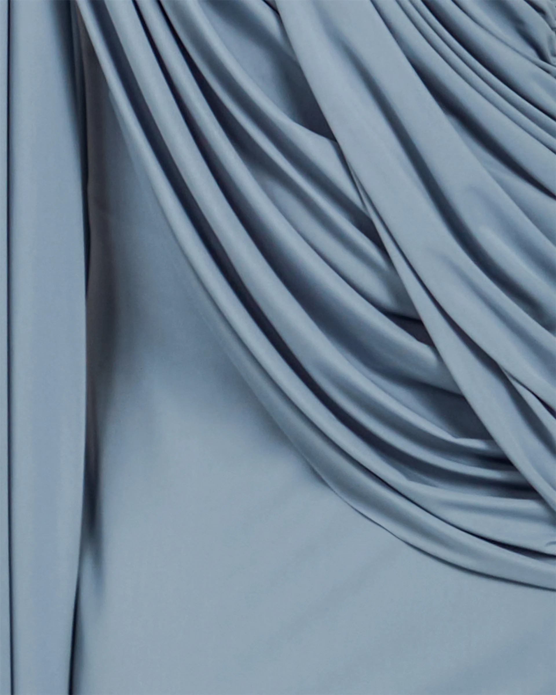 Enchanting Dream Blue Asymmetric Sleeveless Maxi Dress