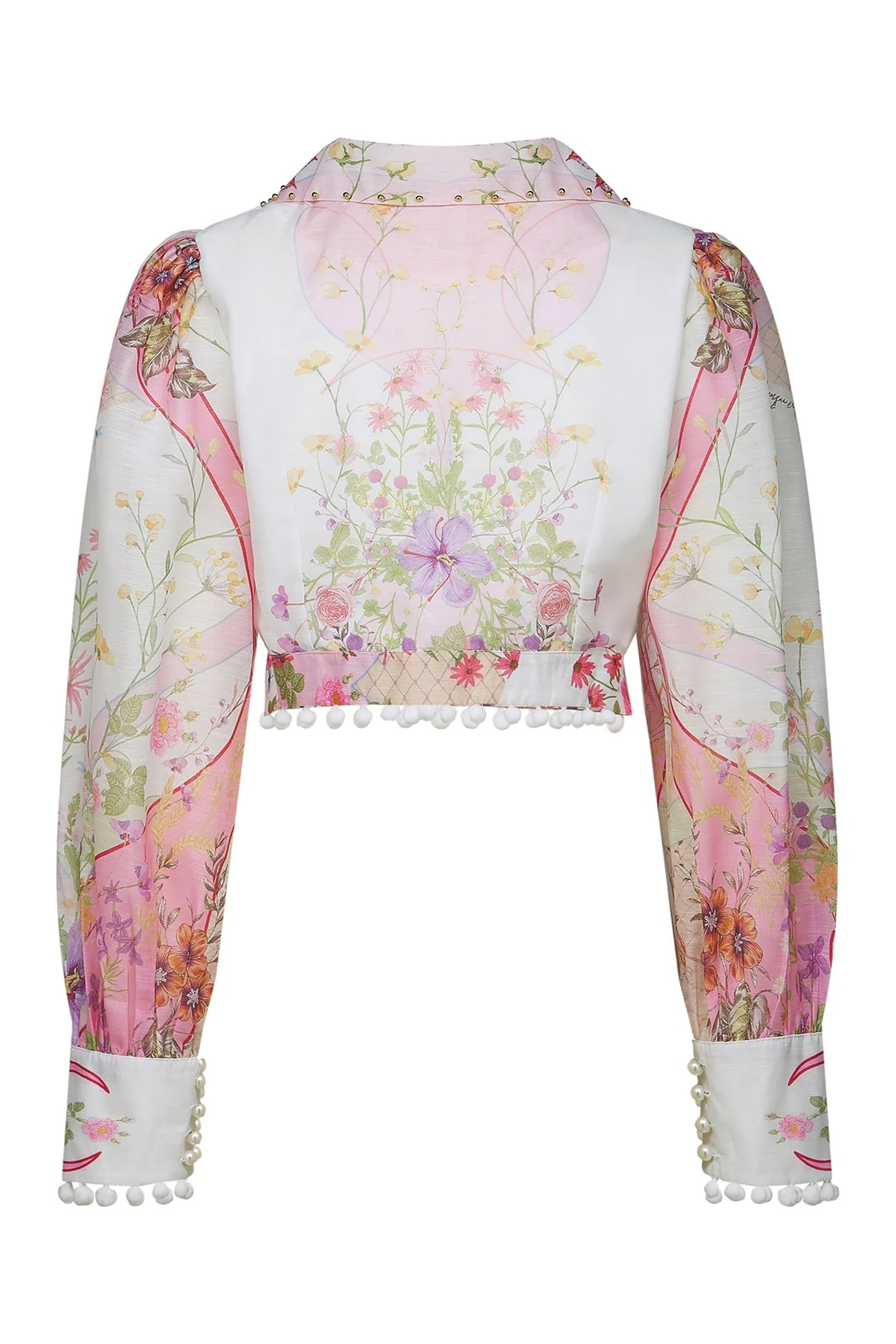 Regina Floral Print Crop Top & Pleated Skirt Set