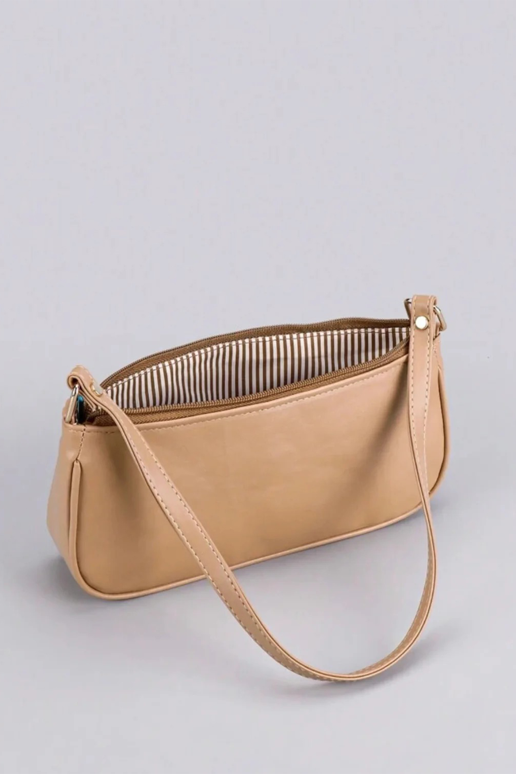 ★HEEARI★ [2nd Reorder] Peony Baguette Bag_Ivory Baguette Bow Pebble Mini Shoulder Bag | LIKE DREAMS