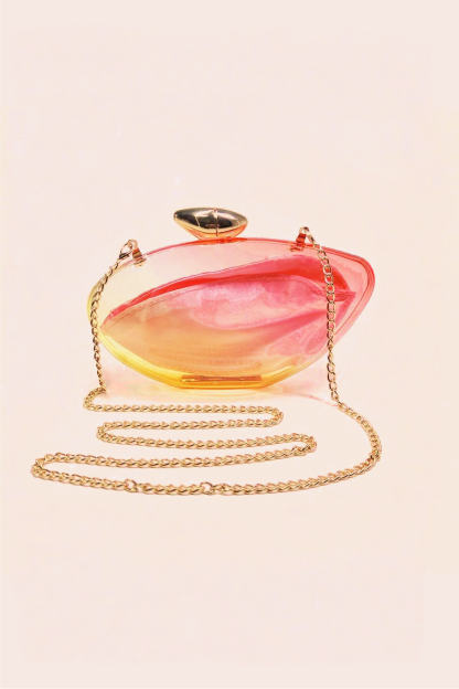 Transparent Acrylic Gradient Clutch