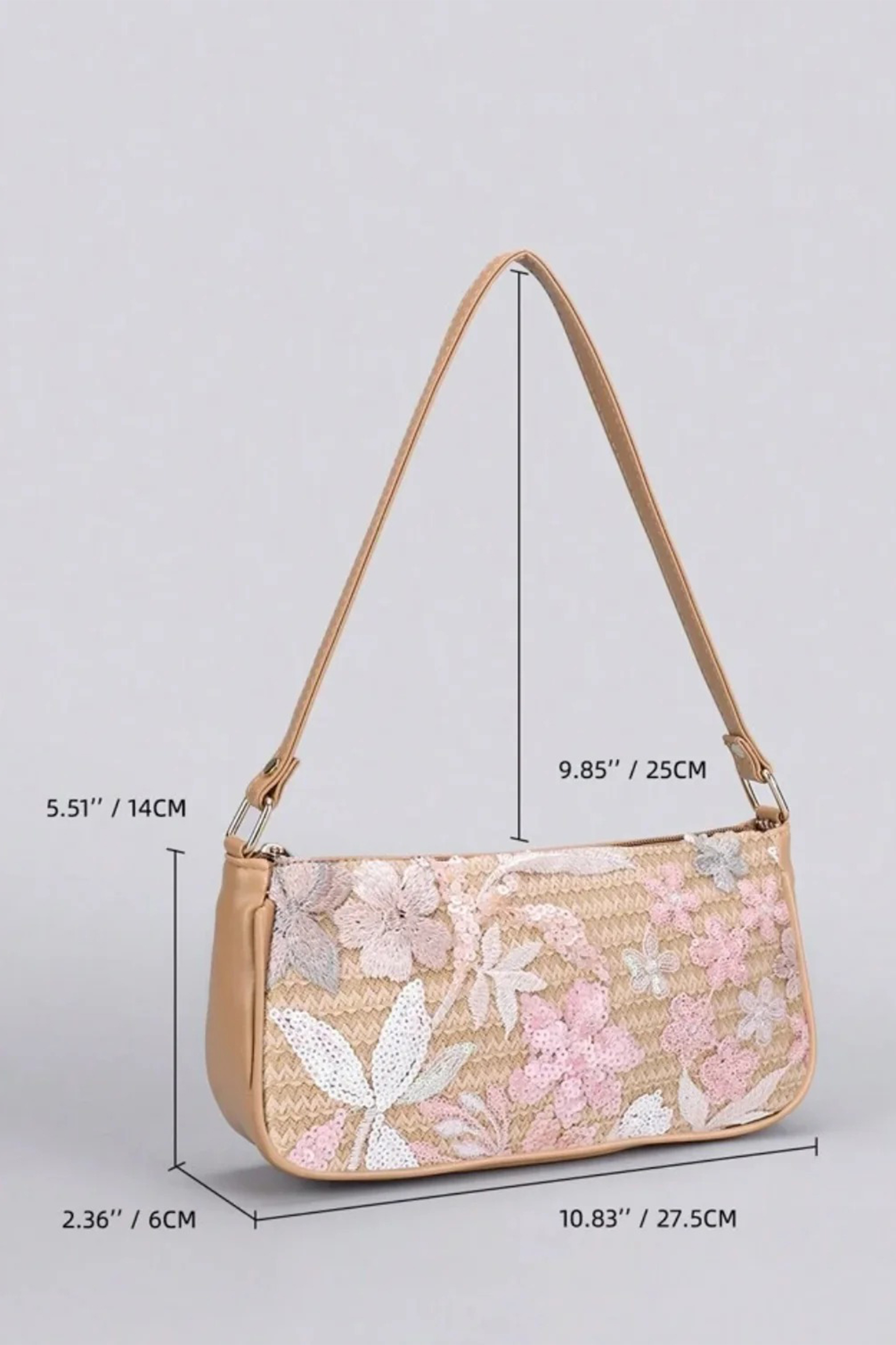 ★HEEARI★ [2nd Reorder] Peony Baguette Bag_Ivory Designer fashion, Seoul-fully created | W Concept