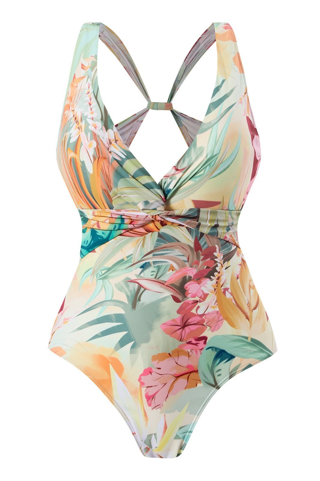 Ira Vintage Printed Two-pieces Swim Set-Sunfere