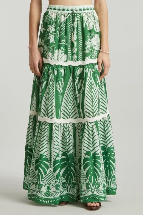Jasmine One-shoulder Tropical Swim Set-Sunfere