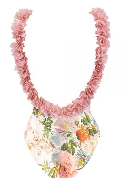Jean Printed Ruffle Twp-pieces Swim Set-Sunfere