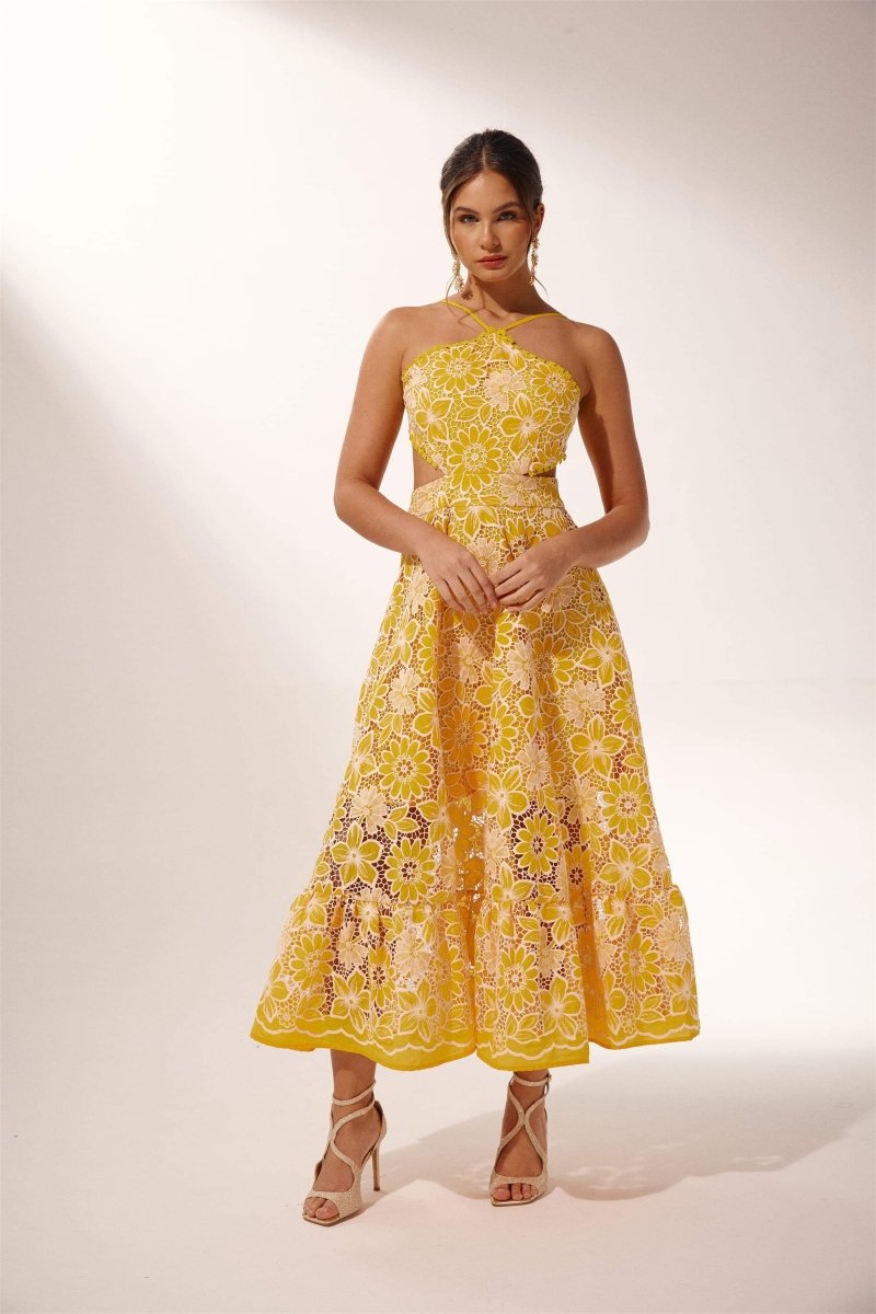 Lace Dress-Sunfere Lace Dress-Sunfere