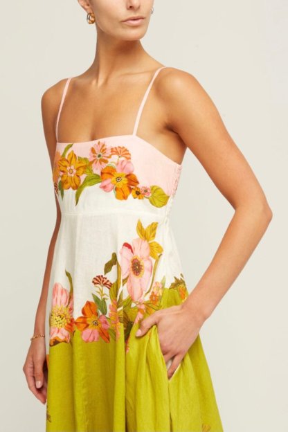 Sheila Floral Print Midi Dress