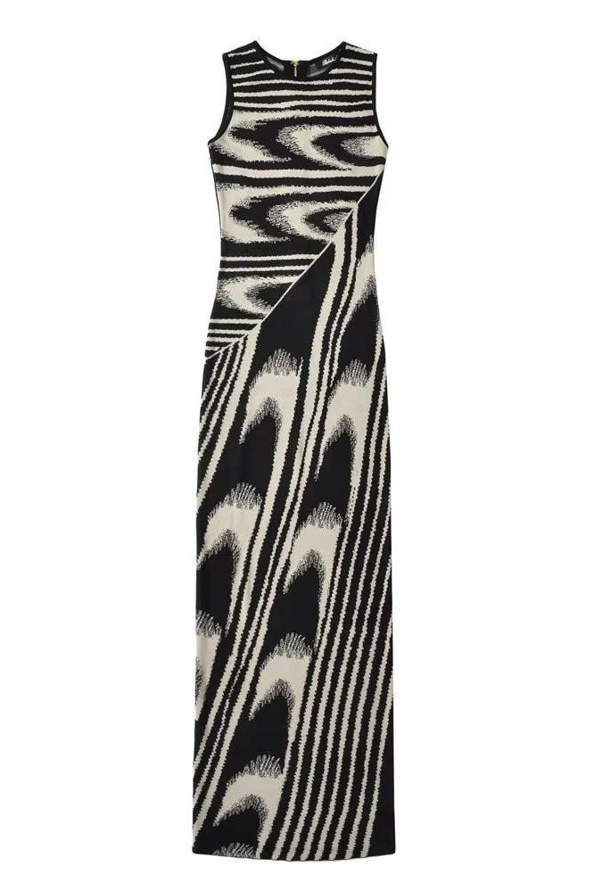 Kailani Round Neck Knit Maxi Dress-Sunfere