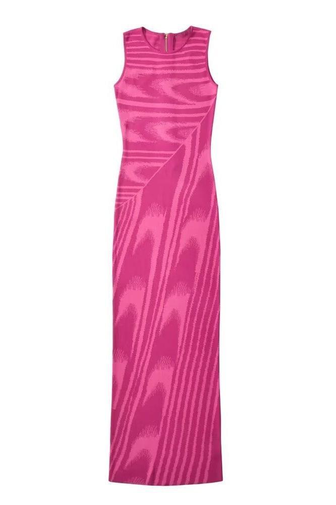 Kailani Round Neck Knit Maxi Dress-Sunfere