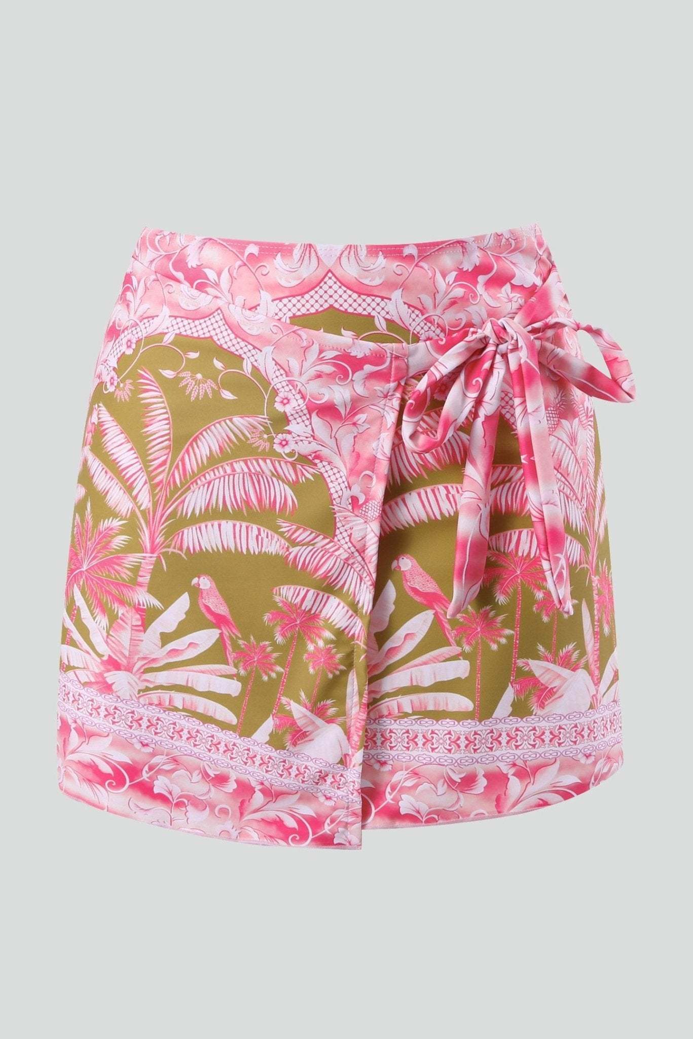 Karena Tropical Printed Two-pieces Swim Set-Sunfere