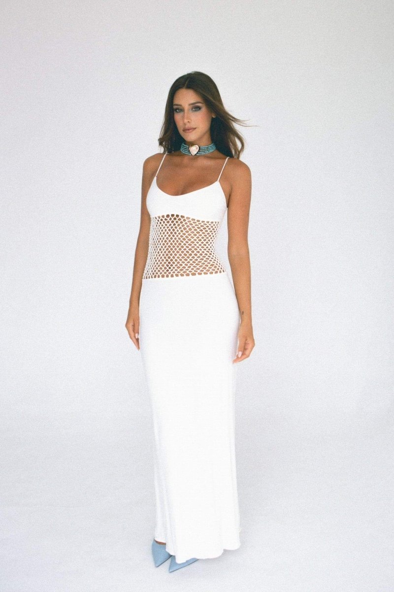 dresses-Kelly Sleeveless Cut-out Maxi Slip Dress-SD00604152683-White-S - Sunfere