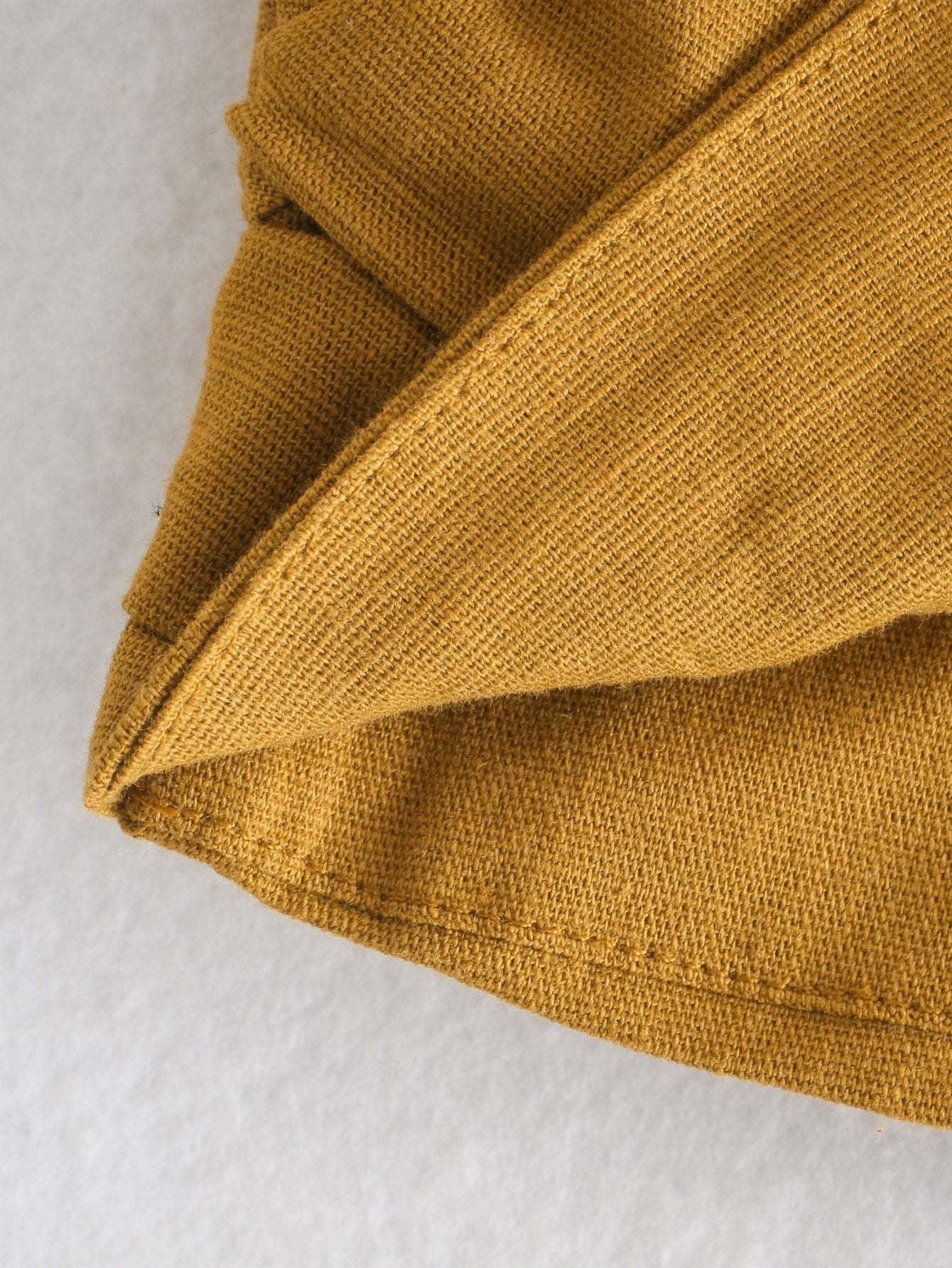 Laura One Shoulder Crop Linen Top-Sunfere