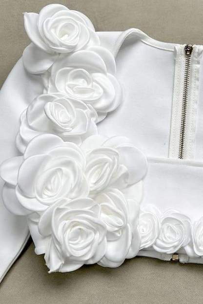 set-Lillian Embellished Floral Set-SS00603182467-White-S - Sunfere