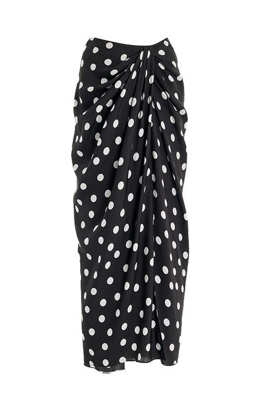 Lindsay One-Shoulder Polka Dot Swim Set-Sunfere