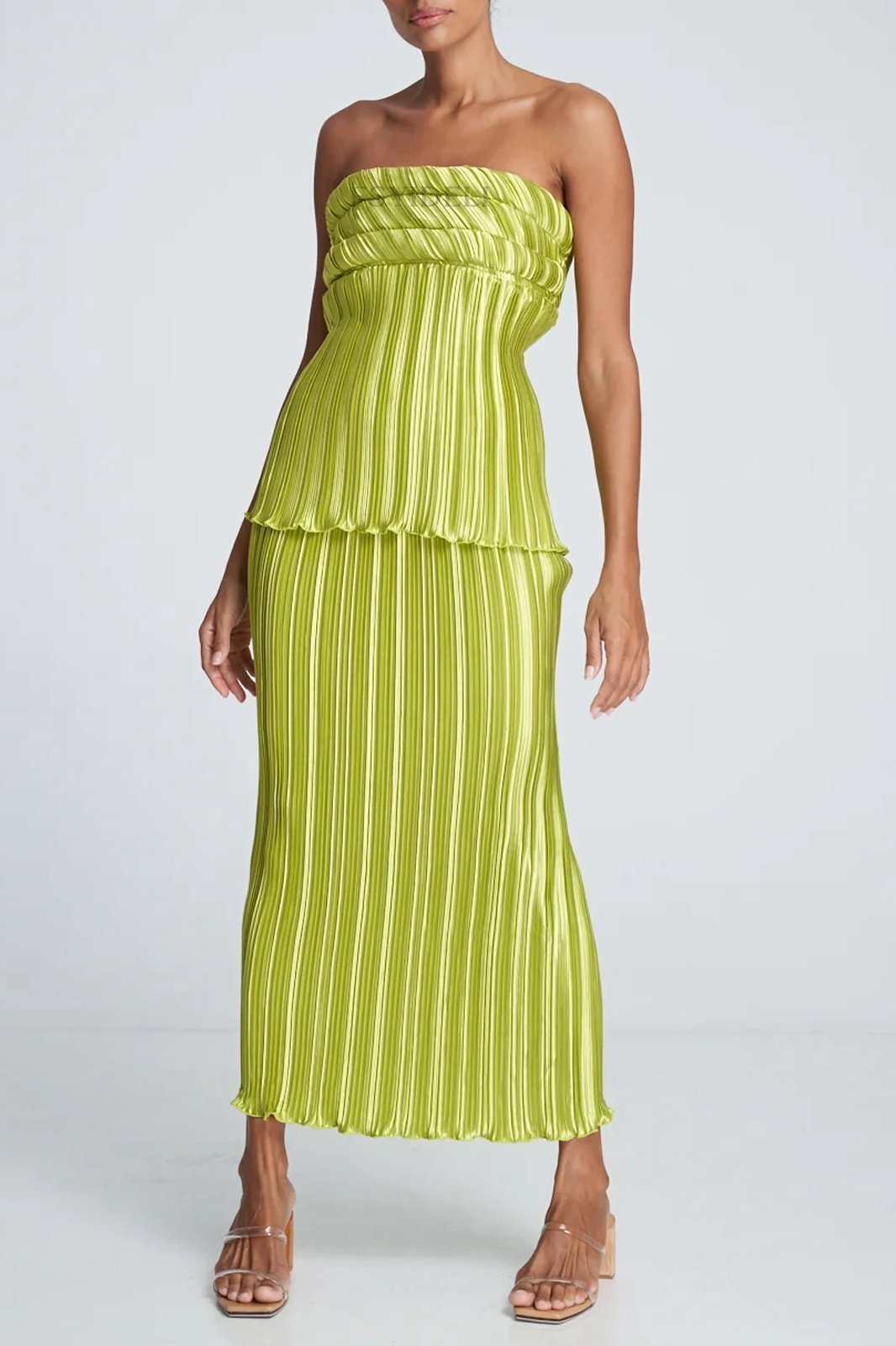 Lyuba Plisse Strapless Set-Sunfere