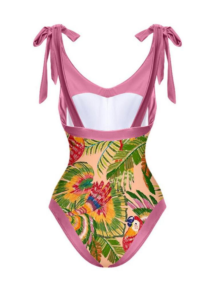 Mamie Tropical Printed Swim Set-Sunfere